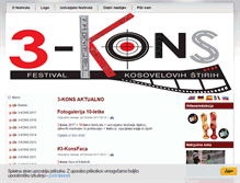 Tablet Screenshot of 3kons.si